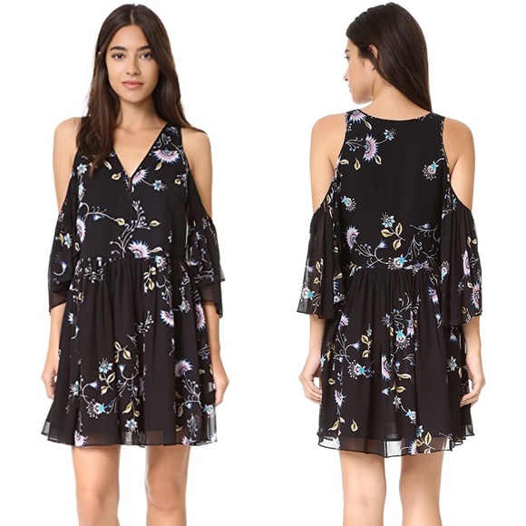 Rebecca Minkoff Dresses & Skirts - Rebecca Minkoff Robbie Cold Shoulder Floral Dress
